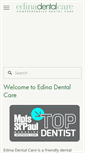 Mobile Screenshot of edinadentalcare.com